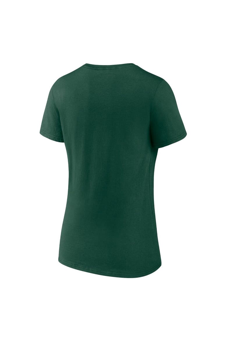 Women's Fanatics Branded Green Oakland Athletics One & Only V-Neck T-Shirt, Alternate, color, Green