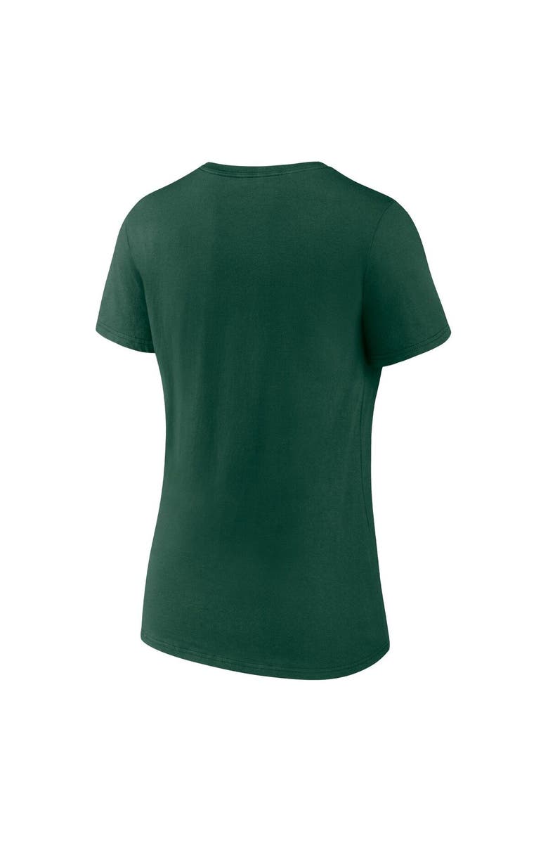 FANATICS Women's Fanatics Branded Green Oakland Athletics One & Only V-Neck T-Shirt, Alternate, color,