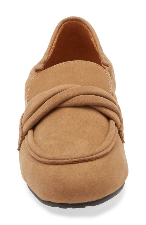 Chocolat Blu Abel Loafer In Tan Nubuck