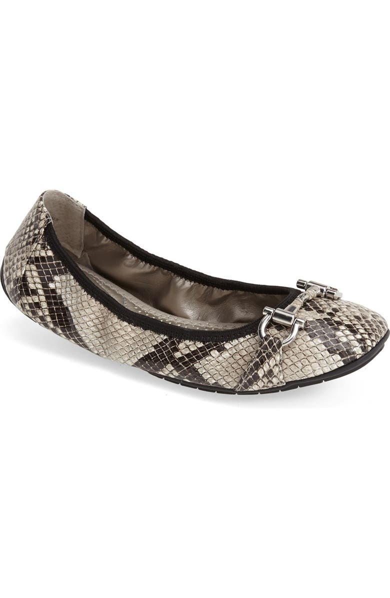 Me Too 'Lore' Nappa Leather Ballet Flat, Main, color,