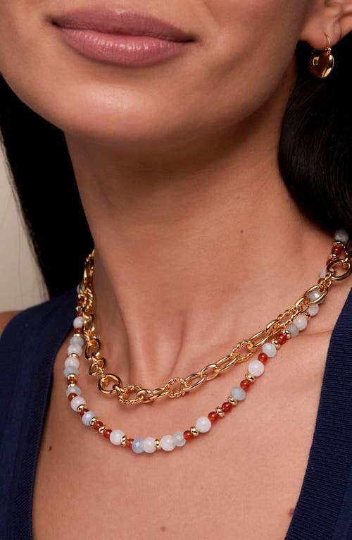 Estella Bartlett Beaded Necklace In Multi