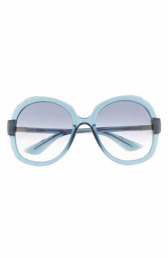 Gucci 57mm Butterfly Sunglasses