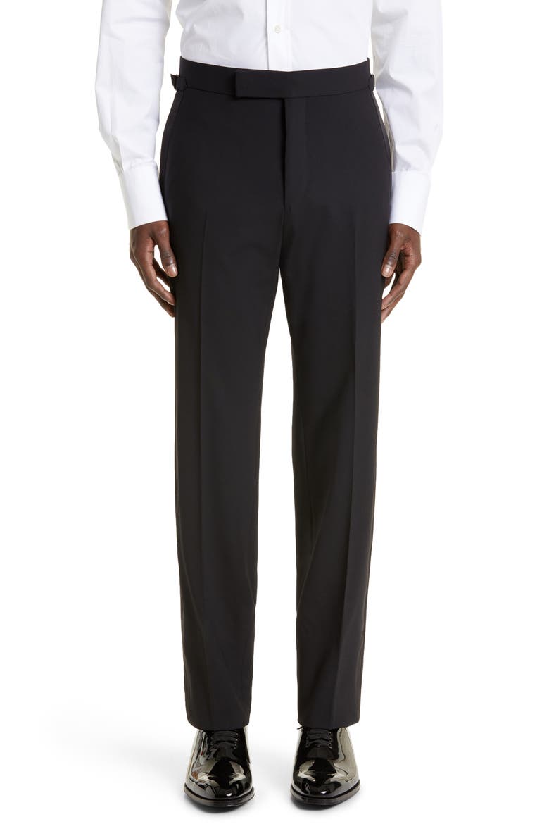 O'Connor Stretch Wool Tuxedo, Alternate, color, BLACK