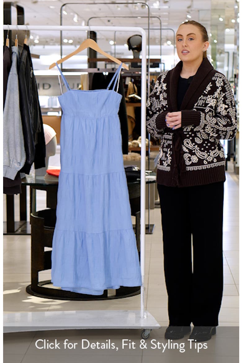 Nina Back Cutout Tiered Maxi Dress video