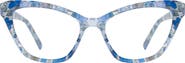 Kate Spade New York gracelyn 54mm blue light blocking rectangular reading glasses