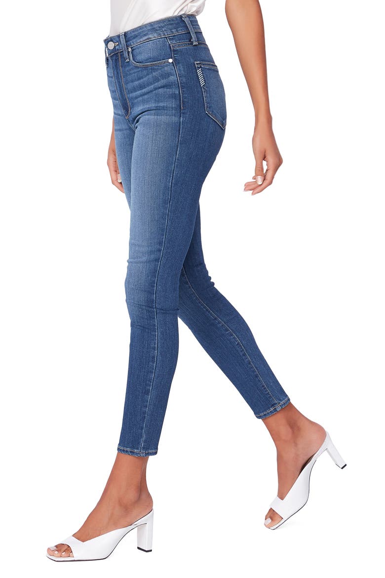 Transcend Margot High Waist Crop Skinny Jeans, Alternate, color, TRISTAN