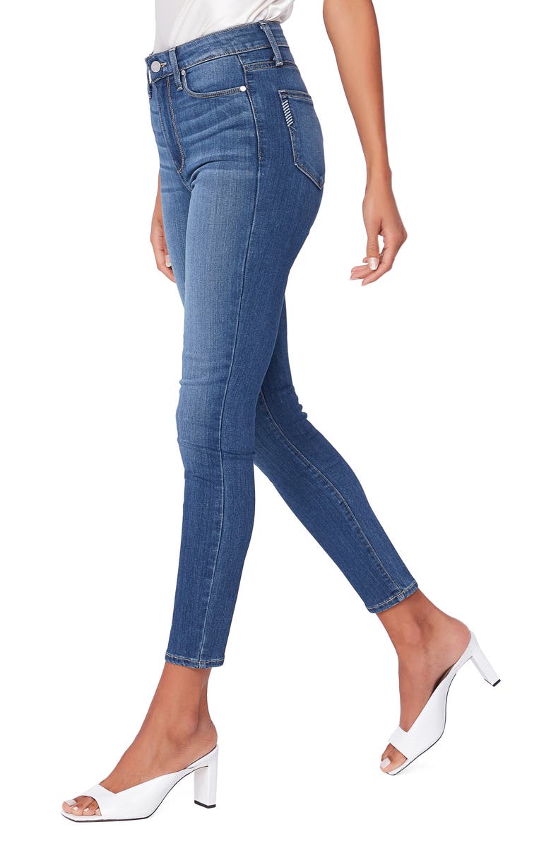 PAIGE Transcend Margot High Waist Crop Skinny Jeans, Alternate, color, 