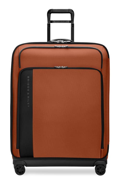 Briggs & Riley Large Zdx 29-inch Expandable Spinner Packing Case In Brown