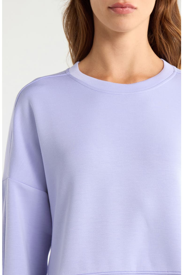 Air Essentials Tunic Sweatshirt, Alternate, color, ANEMONE