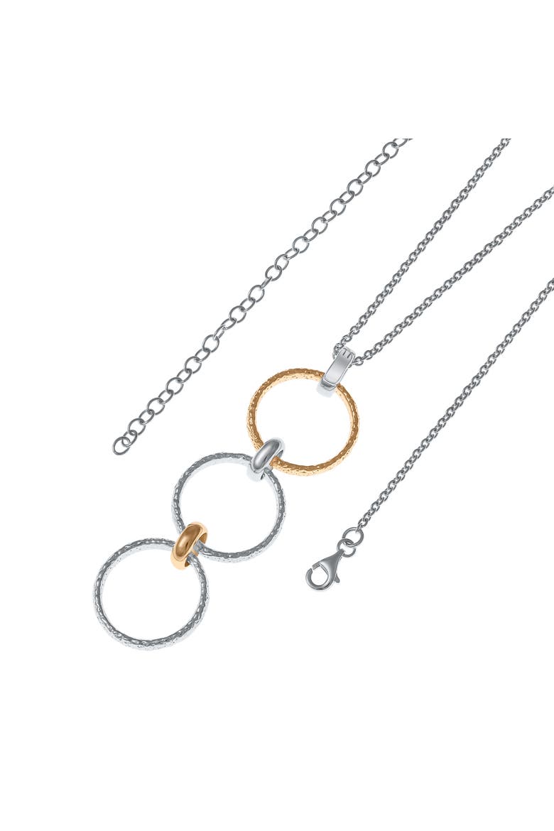 Triple Hula Multi-Finish Long Necklace, Main, color, Multi Color