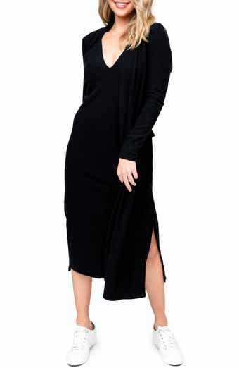 Ribbed Longline Cardigan