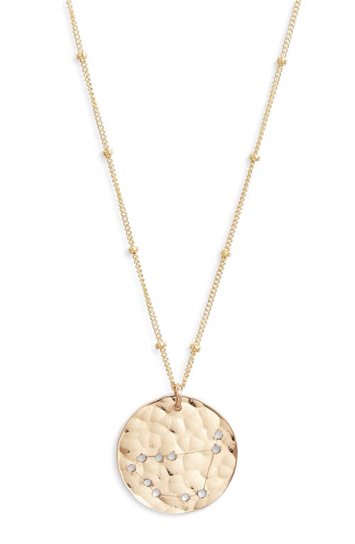 Nashelle Constellation Pendant Necklace In Gold Fill Capricorn