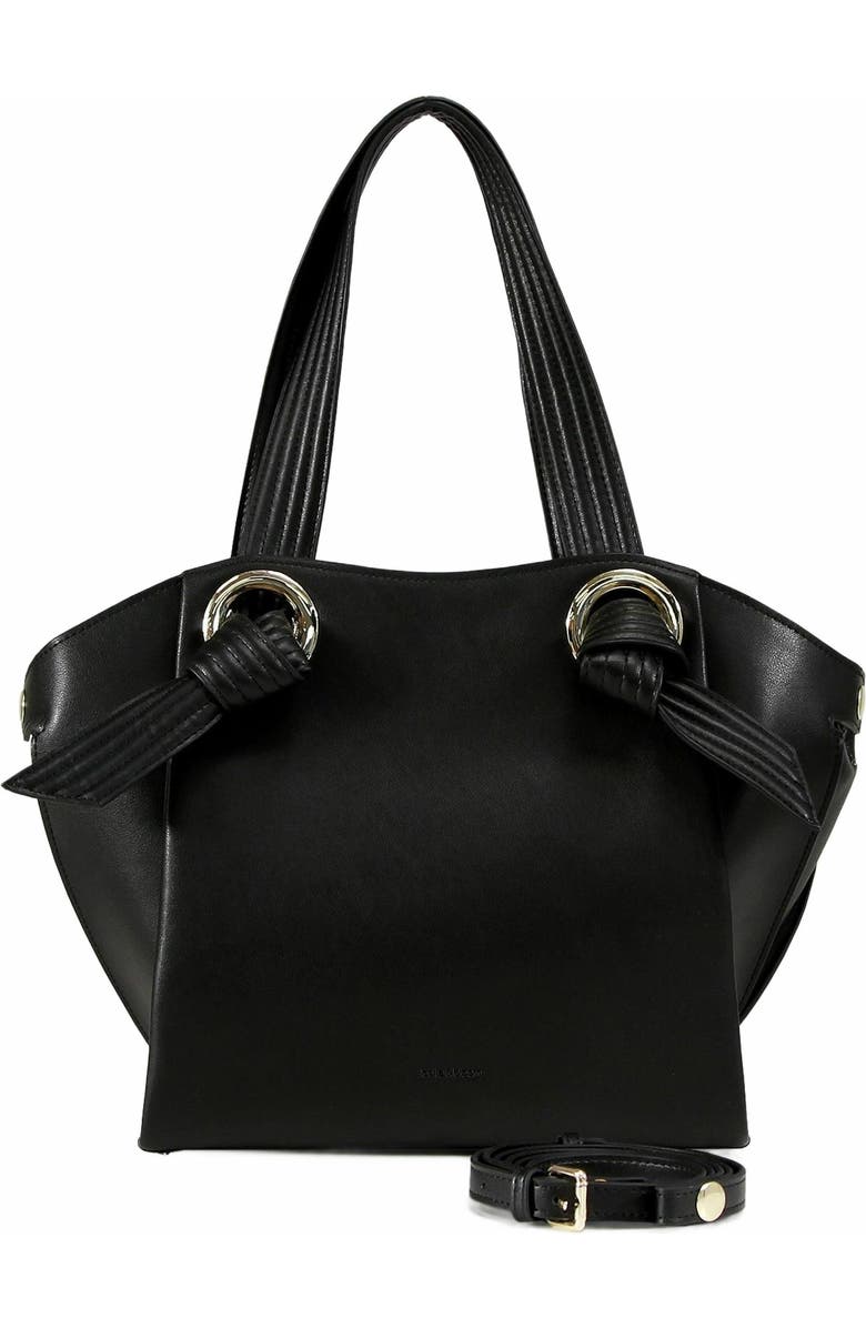 Belle & Bloom Heart Of Gold Leather Shoulder Bag, Main, color, Black