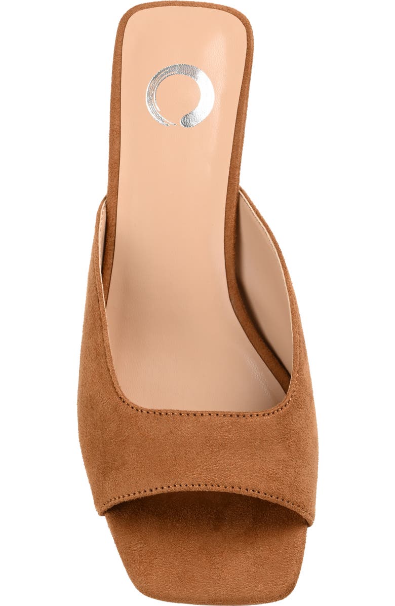 Journee Collection Larna Kitten Heel Mule - Wide Width, Alternate, color, Tan