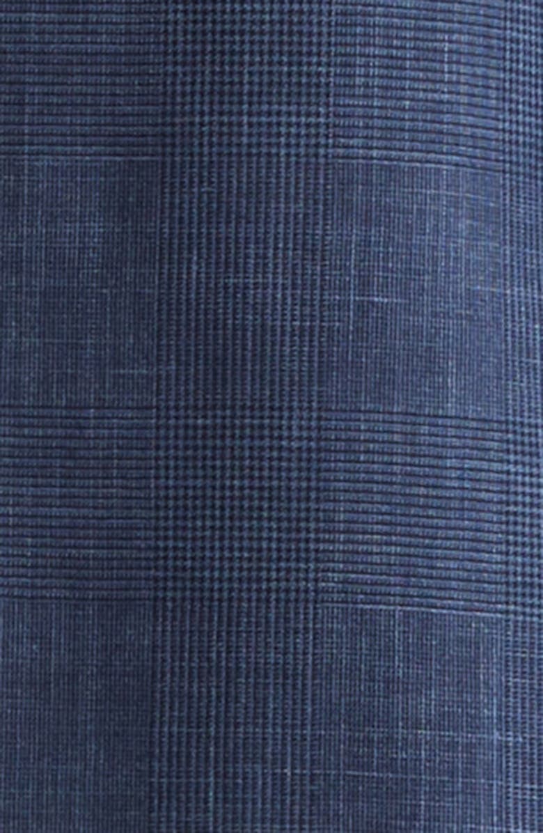 ZEGNA Crossover Prince of Wales Check Wool, Silk & Linen Suit, Alternate, color, Blue Navy Check