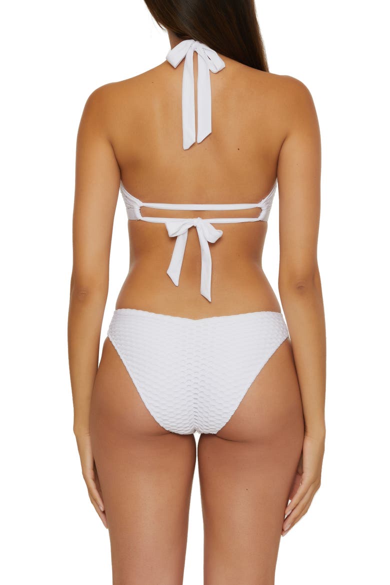Castaway V-Front Bikini Bottoms, Alternate, color, WHITE