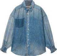 AllSaints Charli Button-Up Denim Shirt