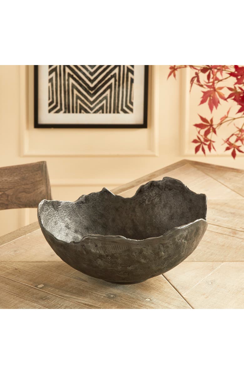 Napa Home & Garden Roland Organic Grande Decorative Bowl, Alternate, color, Gray