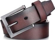 Mio Marino Full-Grain Leather Casual Jean Belt