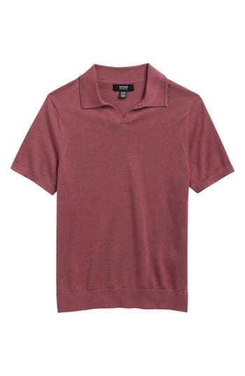 Reiss Kids' Duchie Wool Polo In Purple