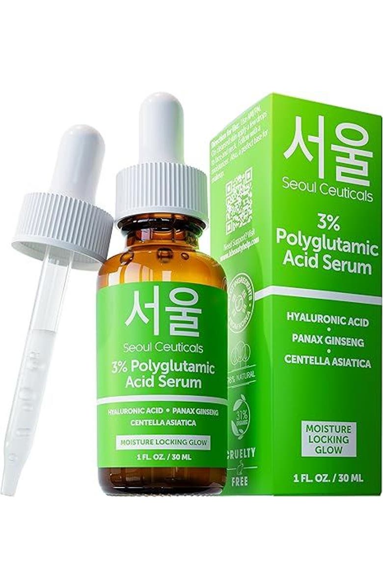 Seoul Ceuticals Korean Skincare Polyglutamic Acid Serum, Main, color, Clear