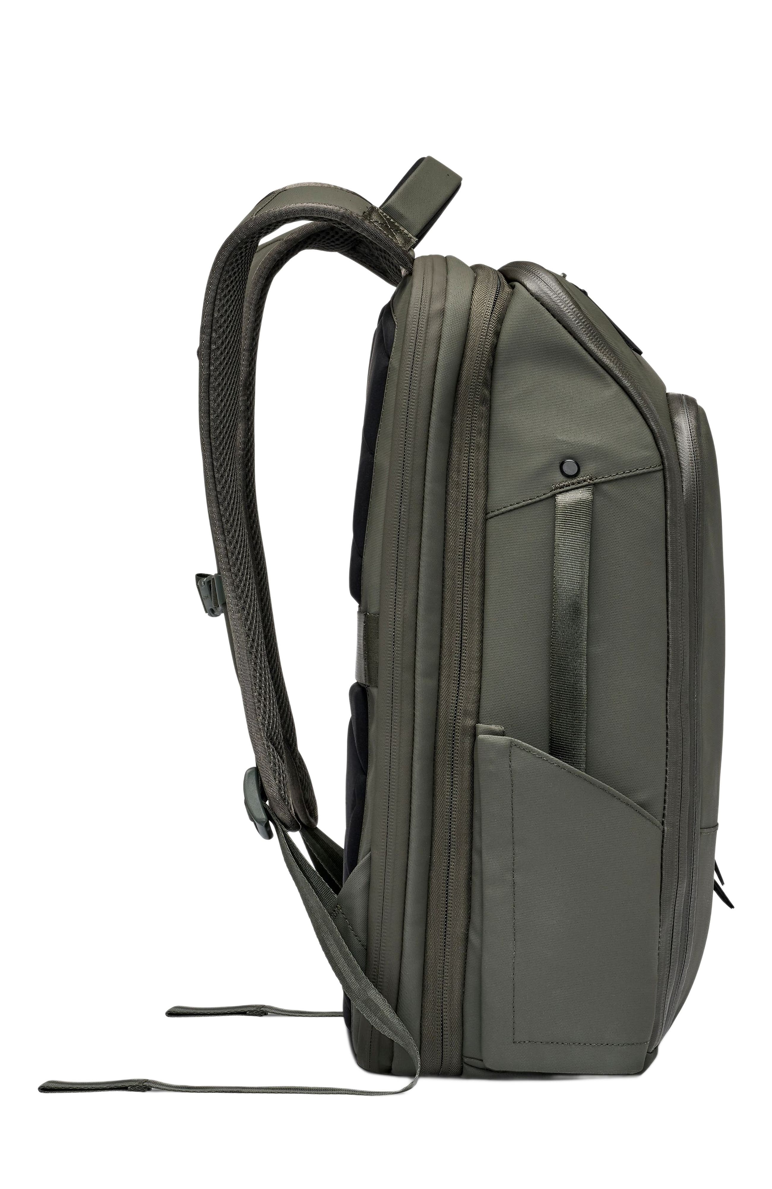 Water Resistant Minimalist Expandable Travel Backpack, Alternate, color, Olive - 14L