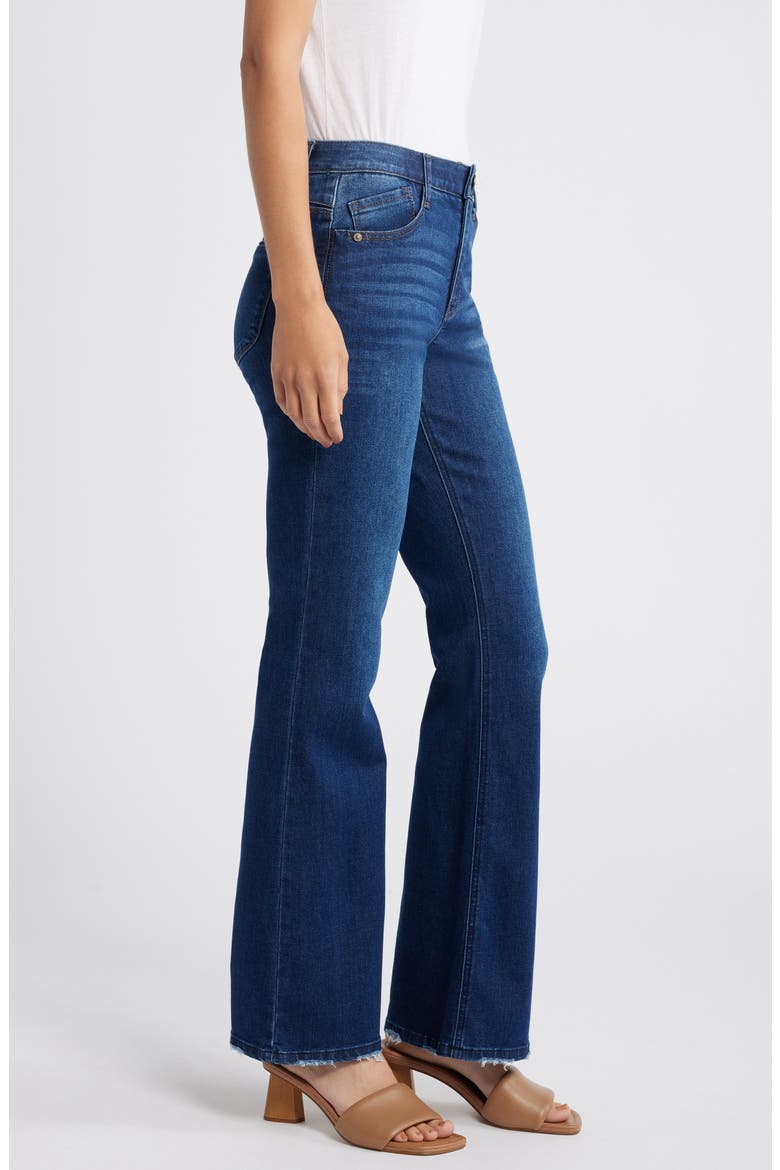 Madison 'Ab'Solution High Waist Bootcut Jeans, Alternate, color, BLUE