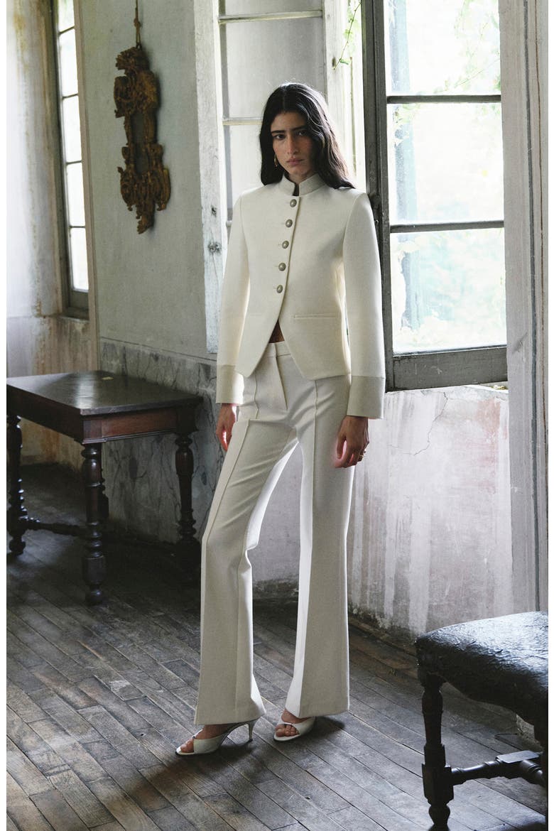 Negroni Structured Jacket, Alternate, color, OFF WHITE