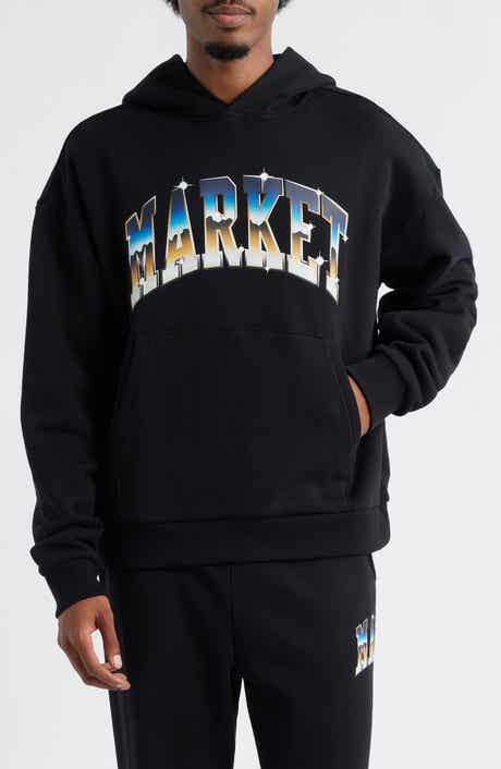 MARKET SMILEY® Chrome Logo Cotton Fleece Hoodie