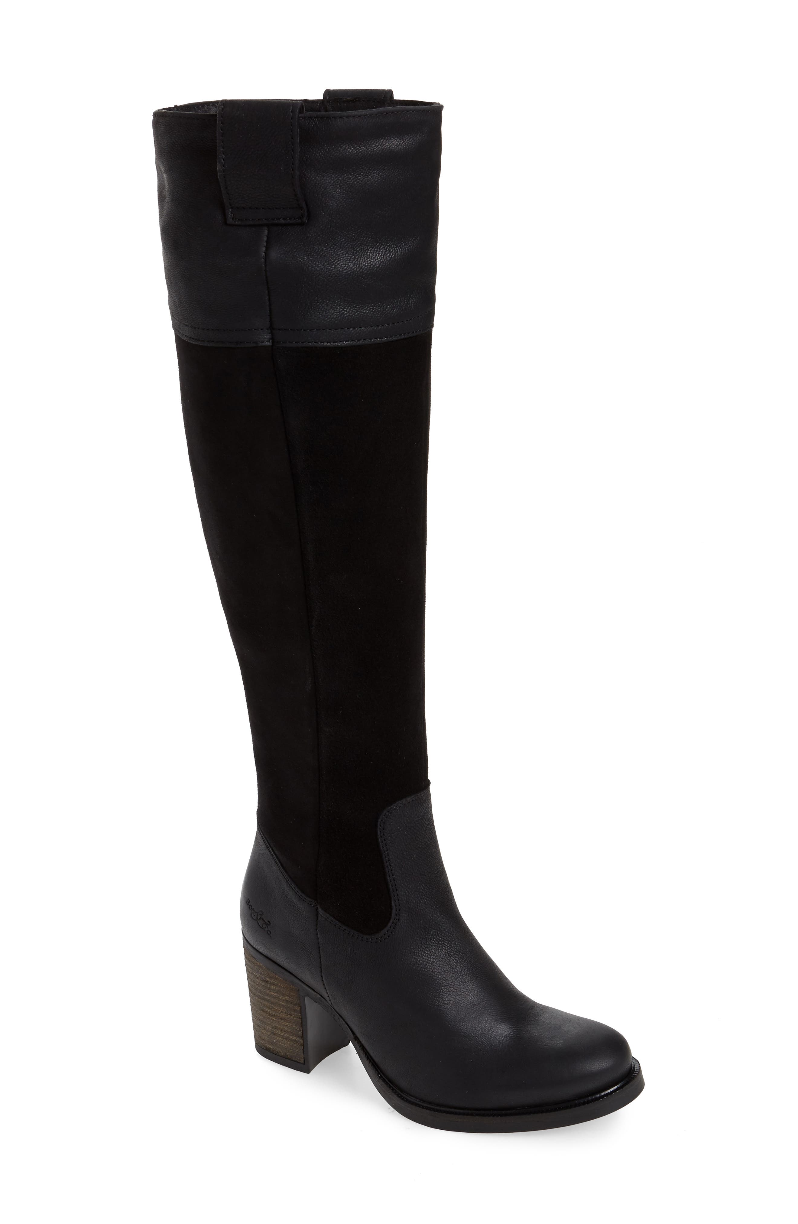 Bos. & Co. Billing Suede Over the Knee Boot, Main, color, 
