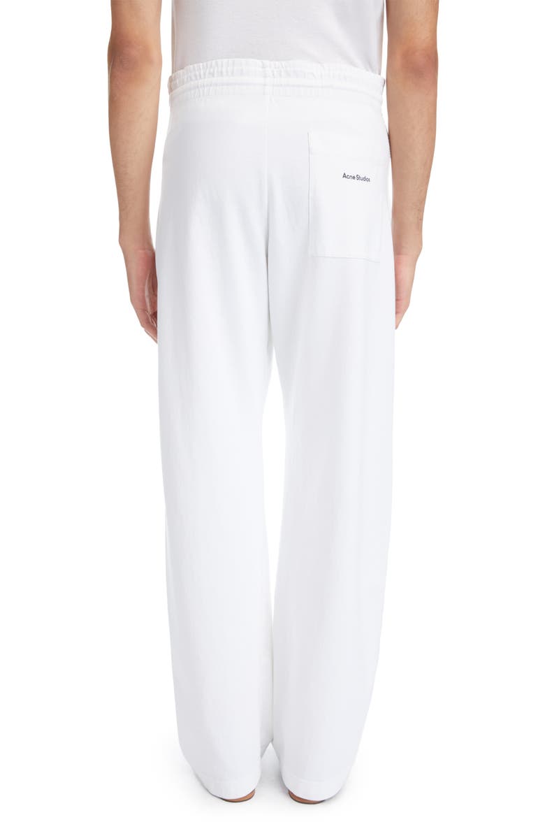 Acne Studios Cotton Logo Sweatpants, Alternate, color, 