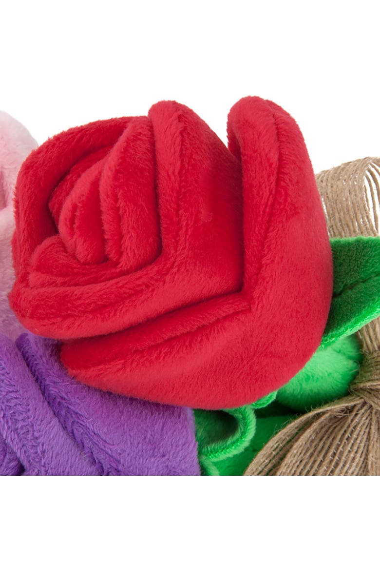 Puppy Love Rover's Roses, Plush Dog Toy, Alternate, color, Multicolored