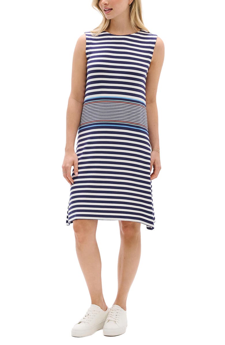 Hatley Sofia Rainfall Stripes Sleeveless Dress, Main, color,
