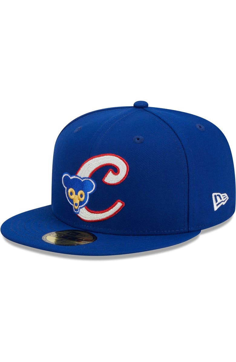 New Era Men's New Era Royal Chicago Cubs Duo Logo 59FIFTY Fitted Hat, Main, color,