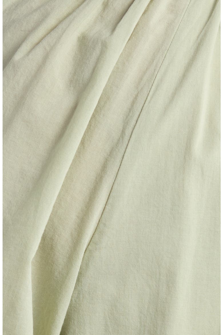 Rickrack Front Button Cotton Top, Alternate, color, MATCHA