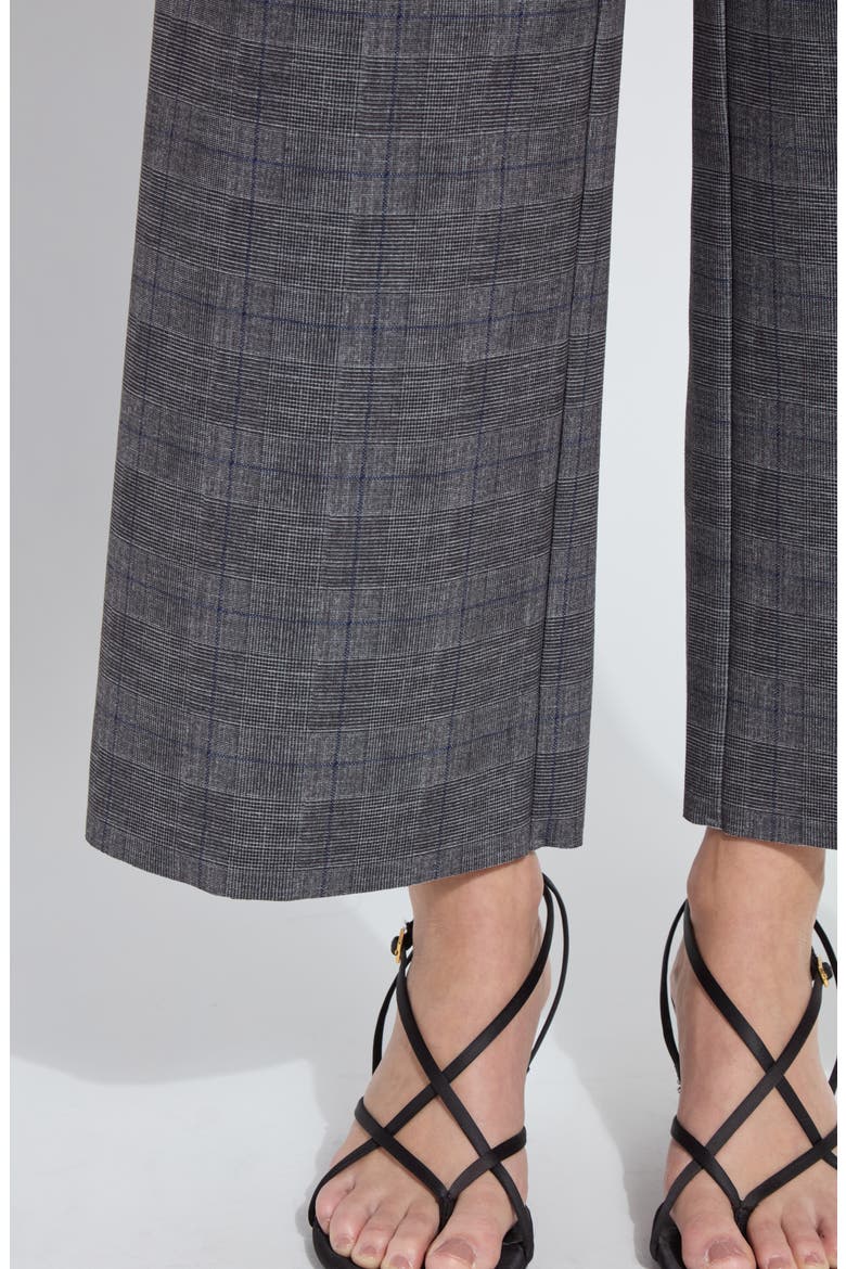 Denver High Waist Ankle Wide Leg Ponte Pants, Alternate, color, CHRC GLEN