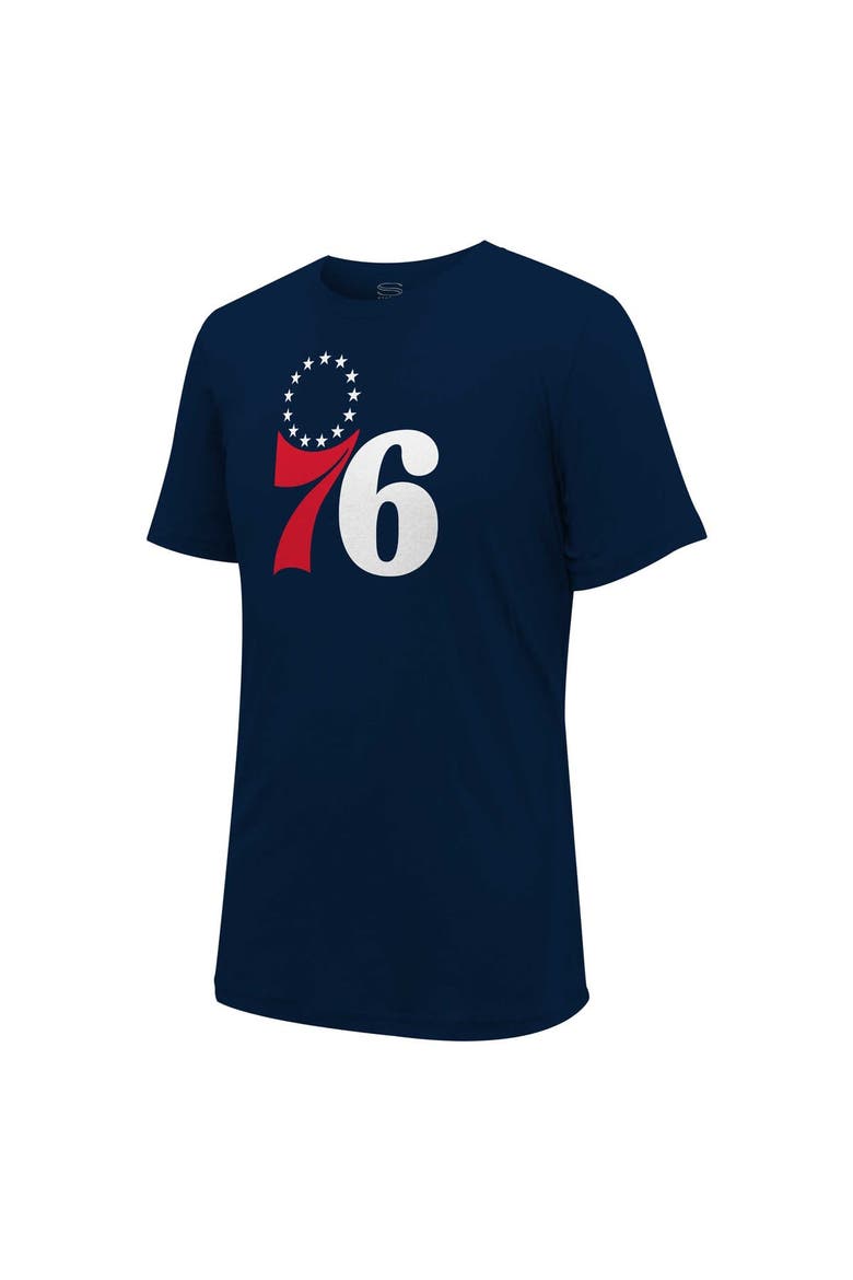 Unisex Stadium Essentials Navy Philadelphia 76ers Primary Logo T-Shirt, Alternate, color, Navy