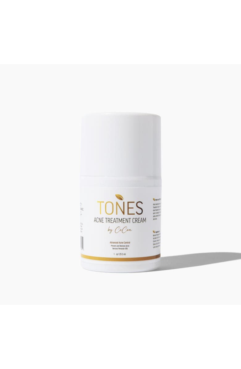 TONES by Cocoa Acne Treatment Cream with Benzoyl Peroxide 29.5ml, Main, color, 