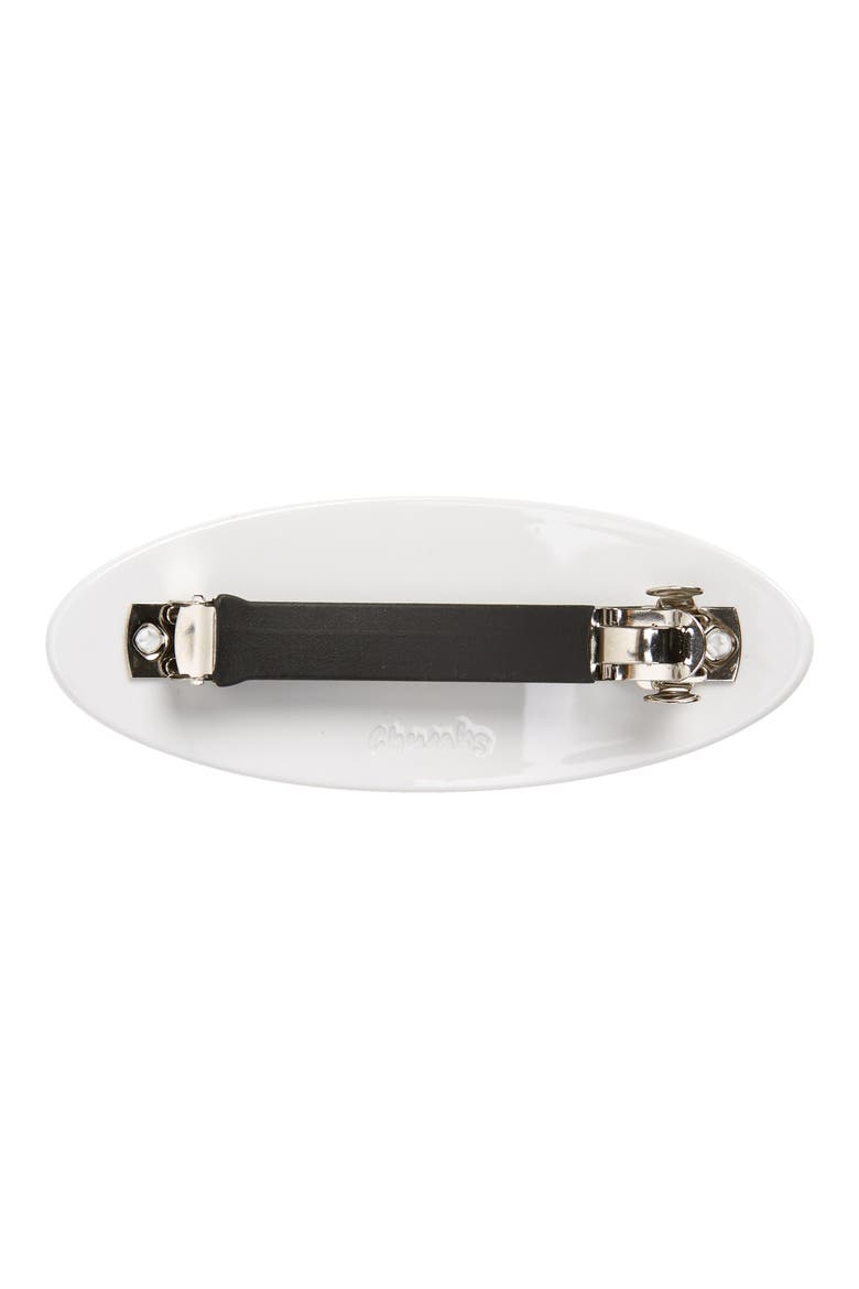 Horse Girl Oval Barrette, Alternate, color, MULTI GREEN