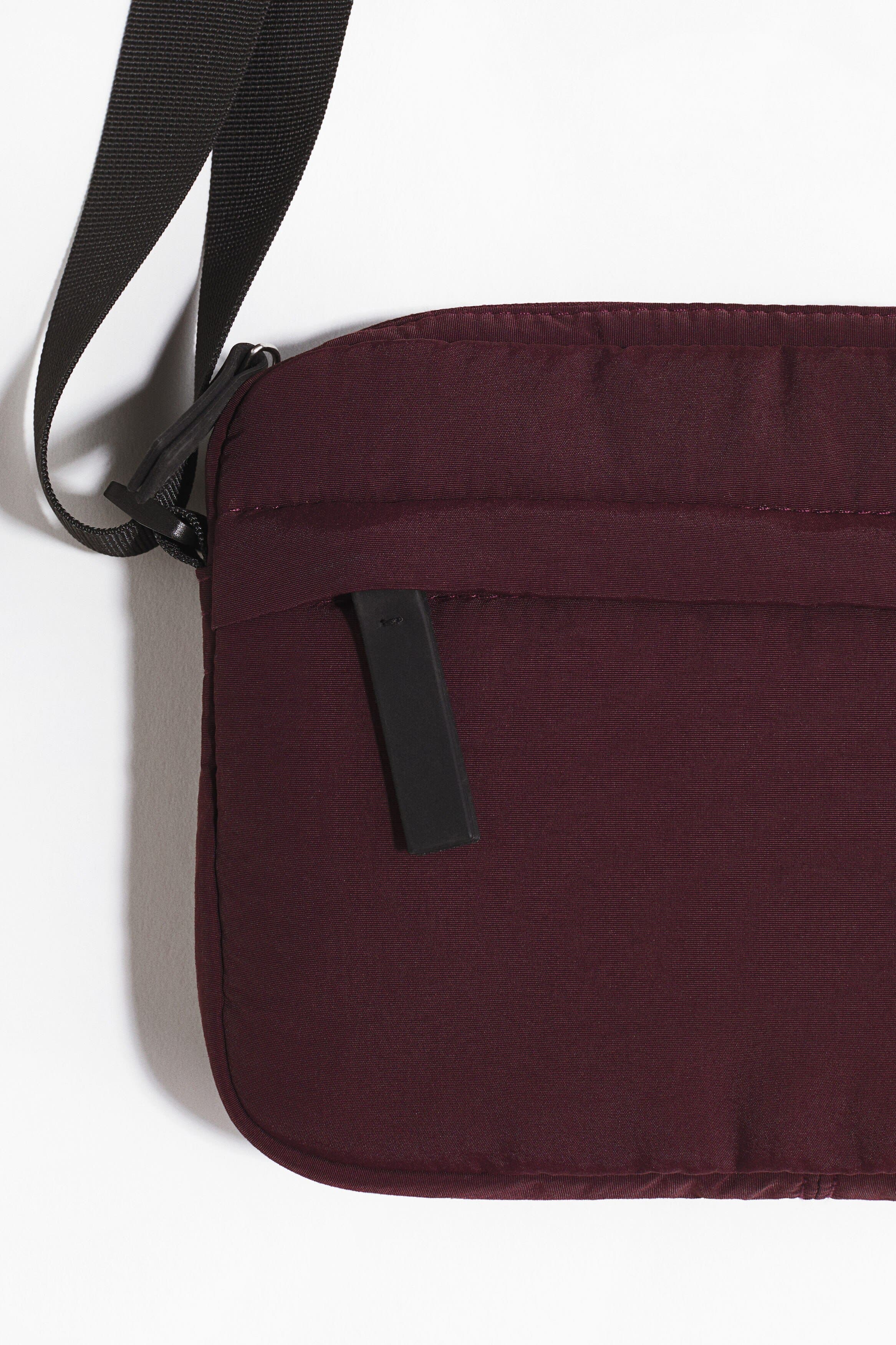 H&M Nylon Crossbody Bag, Alternate, color, Burgundy