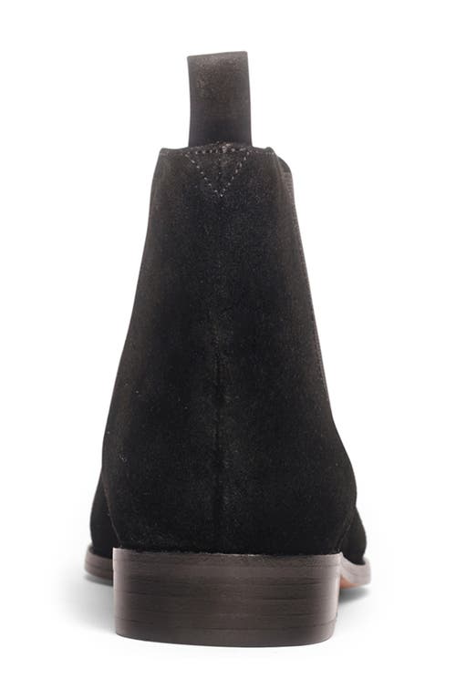 Anthony Veer Michelle Chelsea Boot In Black Suede