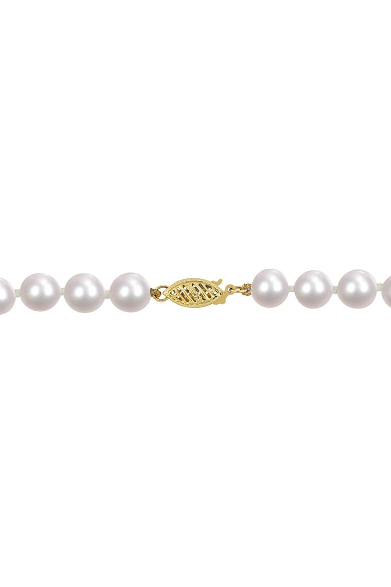 Cultured Akoya Pearl Strand Necklace 14k, Alternate, color, Akoya Pearl