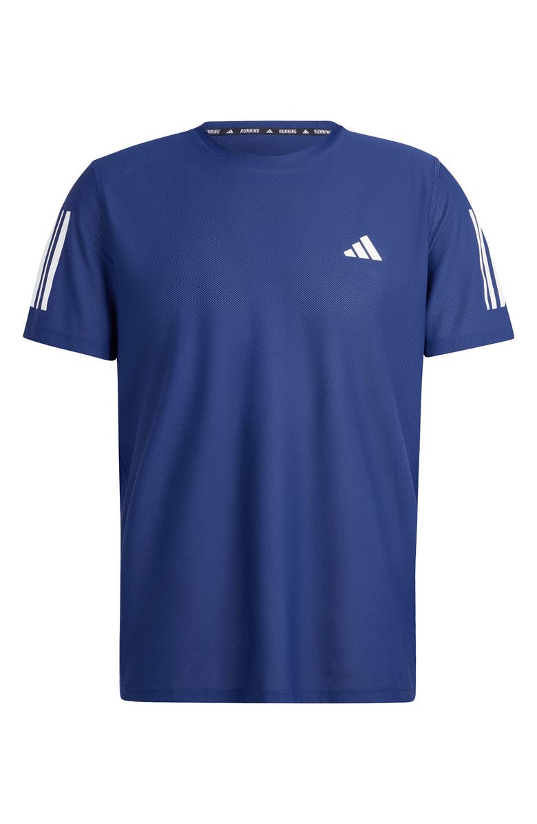 adidas Own The Run Performance Running T-Shirt, Alternate, color, Dark Blue