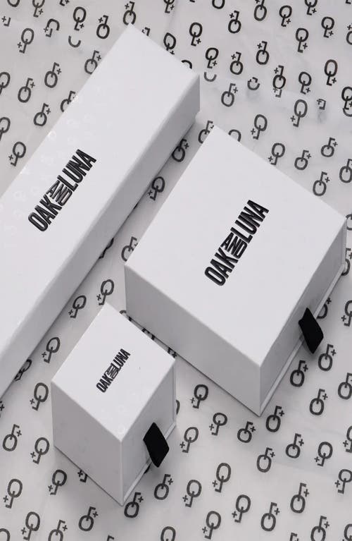 Oak & Luna Give Me A Sign Zodiac Name Necklace In Gold