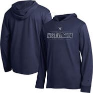 Champion Men's Champion Navy West Virginia Mountaineers Gradient All-Star Long Sleeve Hooded T-Shirt