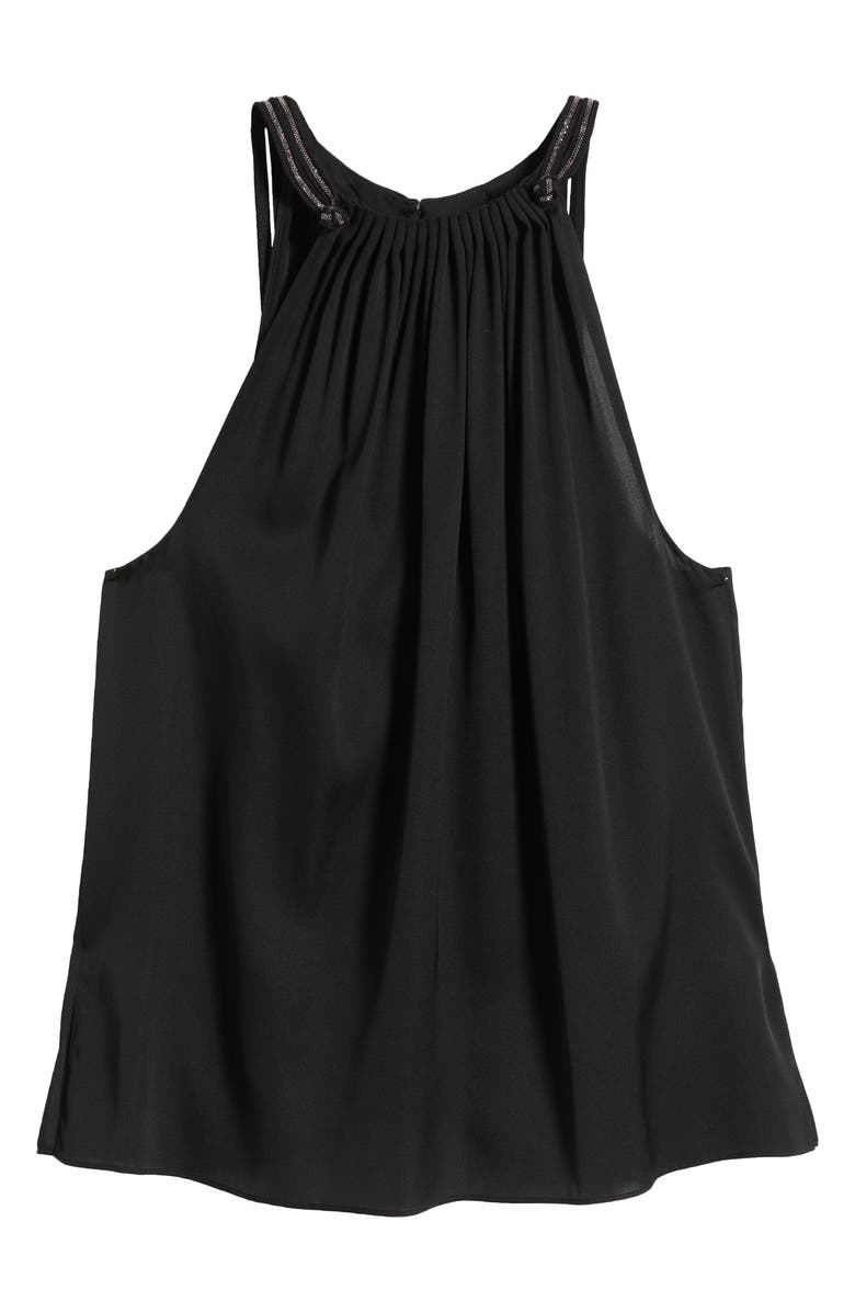 KOBI HALPERIN Astrid Stretch Silk Halter Top, Alternate, color, 