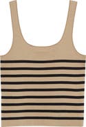 Altuzarra Stevie Stripe Silk & Cotton Sweater Tank