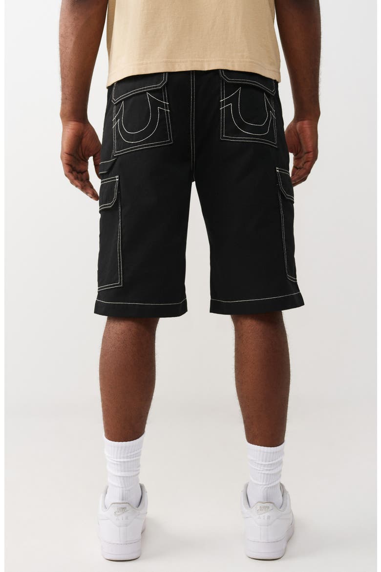 Utility Cargo Shorts, Alternate, color, JET BLACK