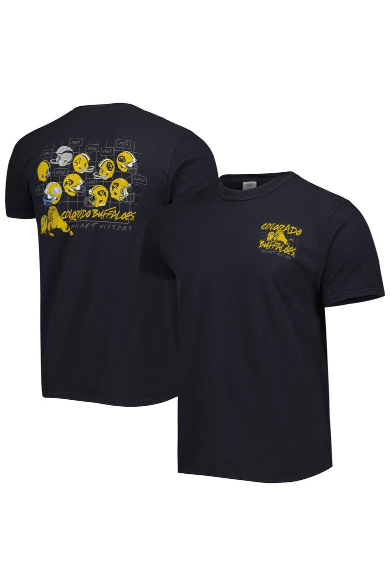 Men's Black Colorado Buffaloes Vault Helmet History Comfort T-Shirt, Main, color, Black