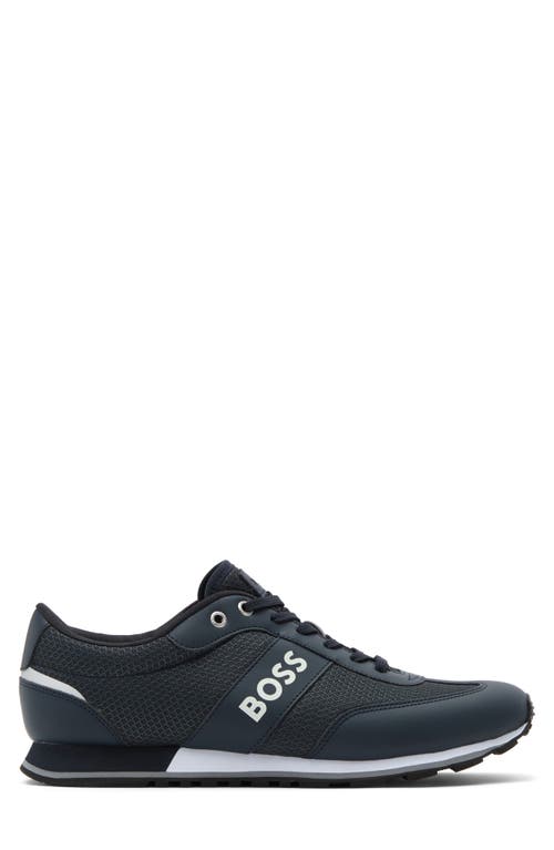 Hugo Boss Gender Inclusive Parkour Runn Sneaker In Blue